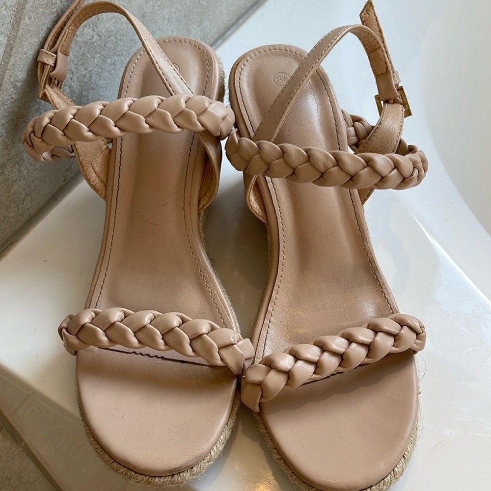 Nude wedges size 8.5